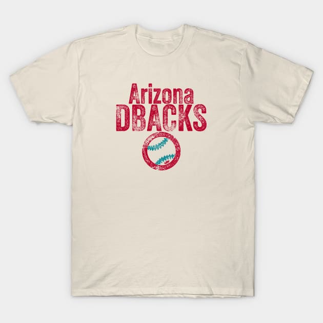 DBacks Vintage Weathered T-Shirt by Throwzack